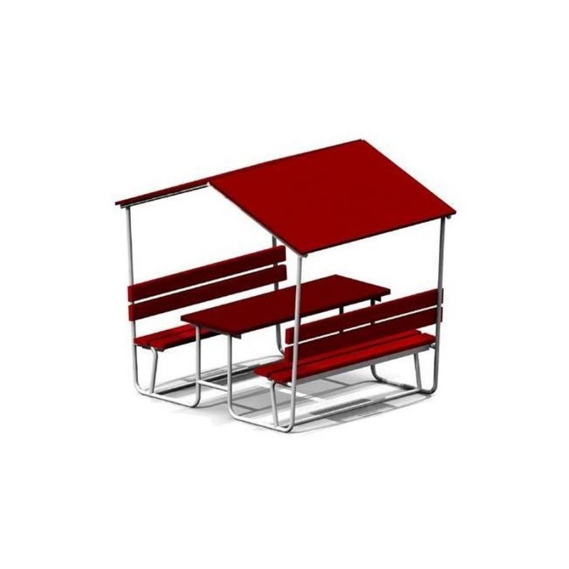 Table pique nique avec toit : Devis sur Techni-Contact - Table de pique  nique pour le plein air