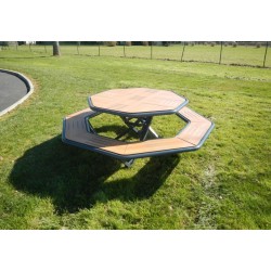 Table pique-nique octogonale Design