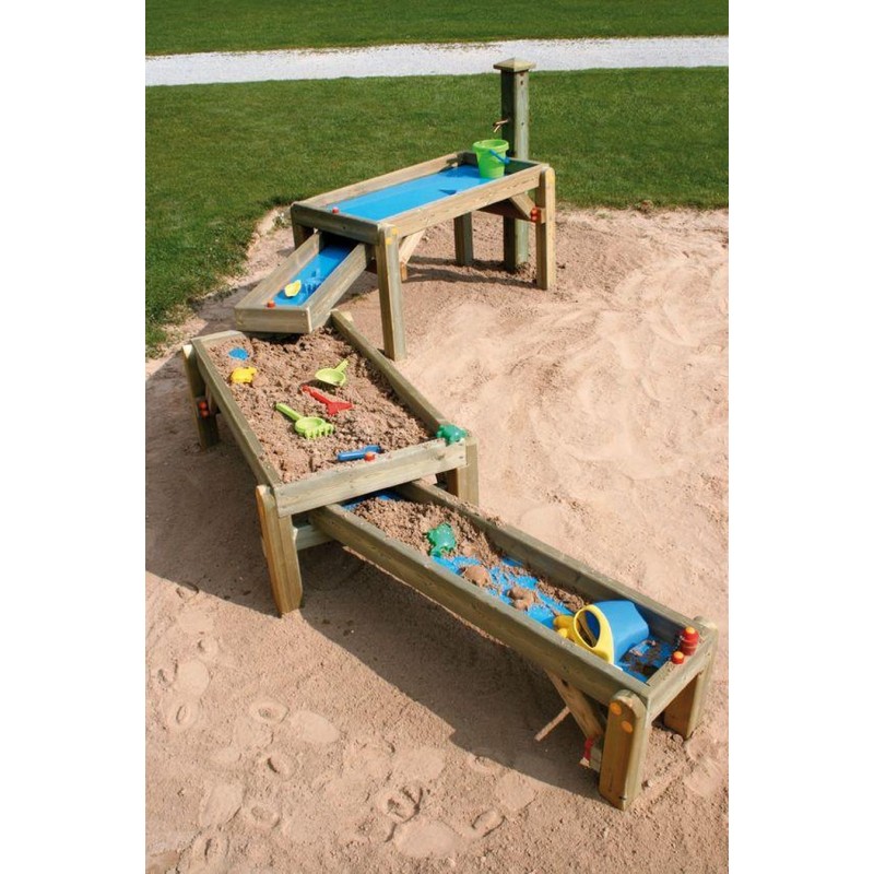 Cascade de bacs à sable, cascade de bacs à sable pour enfants