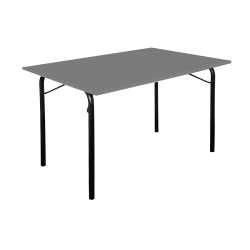 Lot de 10 tables pliantes originales 120 x 80 cm avec 4 pieds pliants