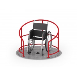 Tourniquet avec accès pour fauteuil roulant