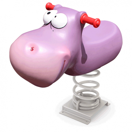 Hippo 3D jeu sur ressort