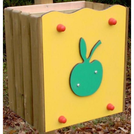 Corbeille pomme pour école maternelle