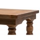 Table rustique démontable en bois d'orme