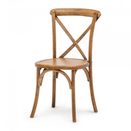 Chaise en bois robuste