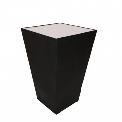 Table haute modulable noire