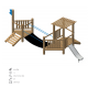 Airs de jeux en bois de robinier modelé 3A pour enfant de 1 à 4 ans 