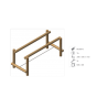Module barres parallèles en bois de robinier N°2