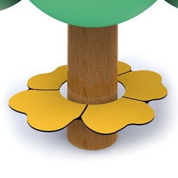 Banc tour d'arbre pour Enfants - L'assise ludique et colorée