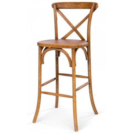 Chaise haute en bois robuste
