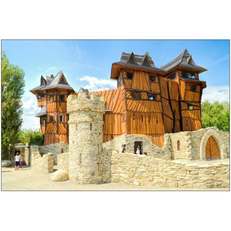 Château fort médiéval en bois