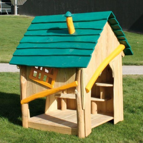 Cabane pour enfants avec table et bancs